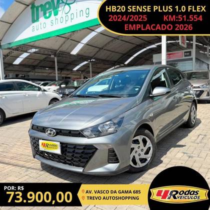 HYUNDAI HB20 1.0 12V FLEX SENSE PLUS MANUAL HYUNDAI HB20 1.0 12V FLEX SENSE PLUS MANUAL